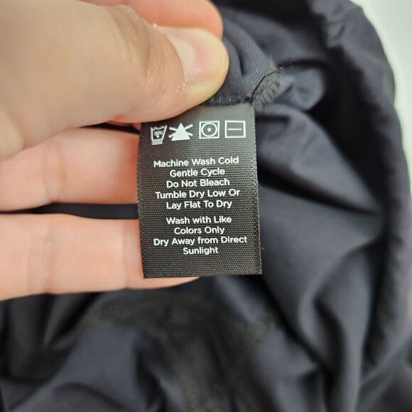 ALALA Black Mesh Zip Ankle Tights Women's S Activewear Athleisure Lounge Wear - Picture 8 of 12